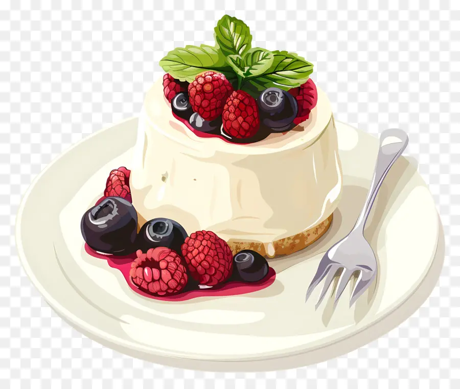 Panna Cotta，Gâteau Au Fromage PNG