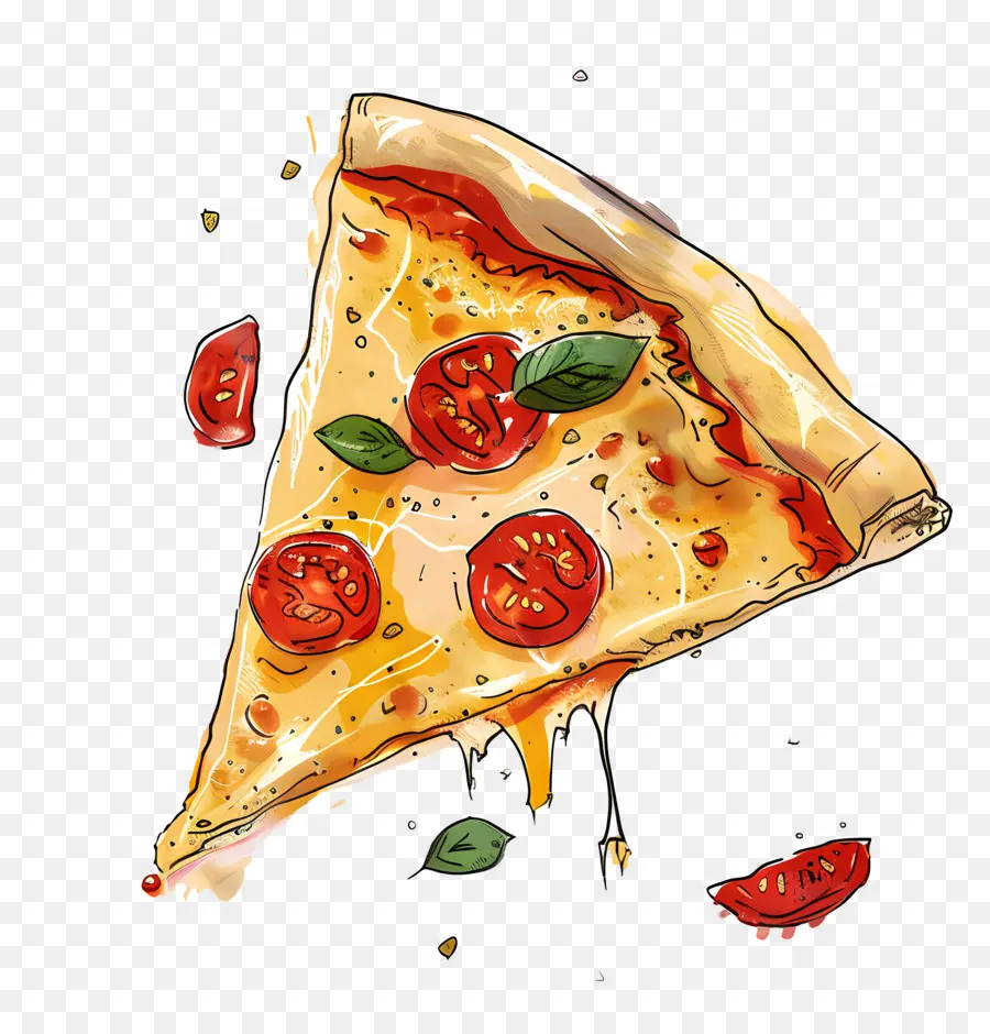 Pizza，Tranches De Pizza PNG