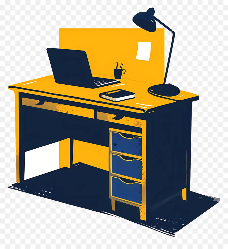 Bureau，Bureau En Bois PNG