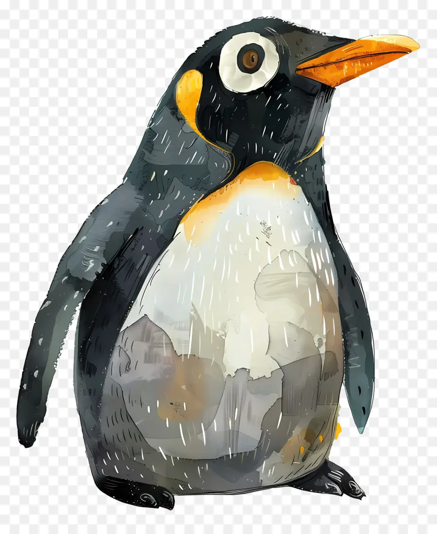 Pingouin，Noir Et Blanc PNG