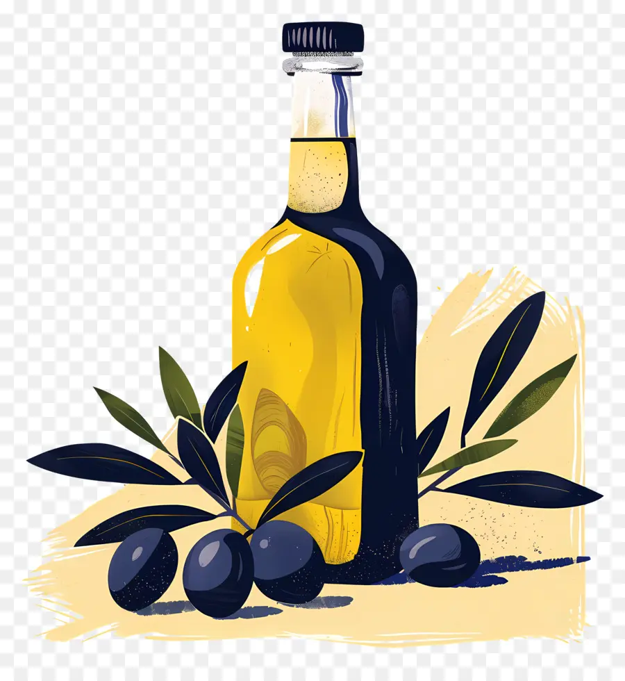L'huile D'olive，De Feuilles D'olivier PNG