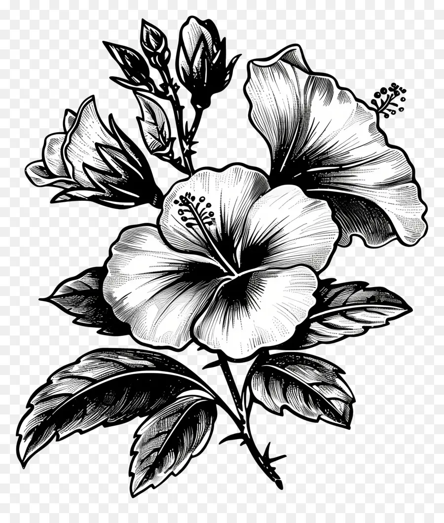 Fleur，Fleur D'hibiscus PNG