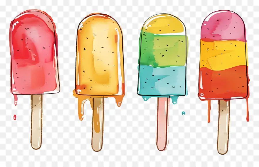 Glaces Glacées，Glaces Colorées PNG