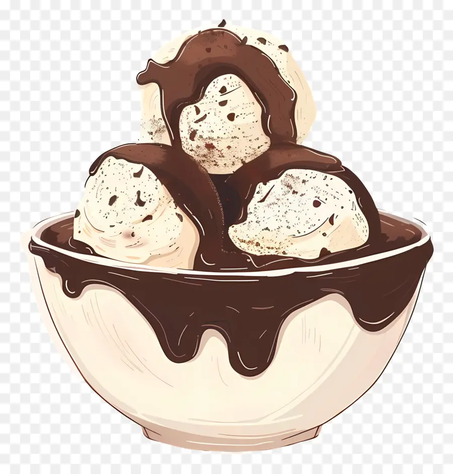 Bol De Crème Glacée，Glace PNG