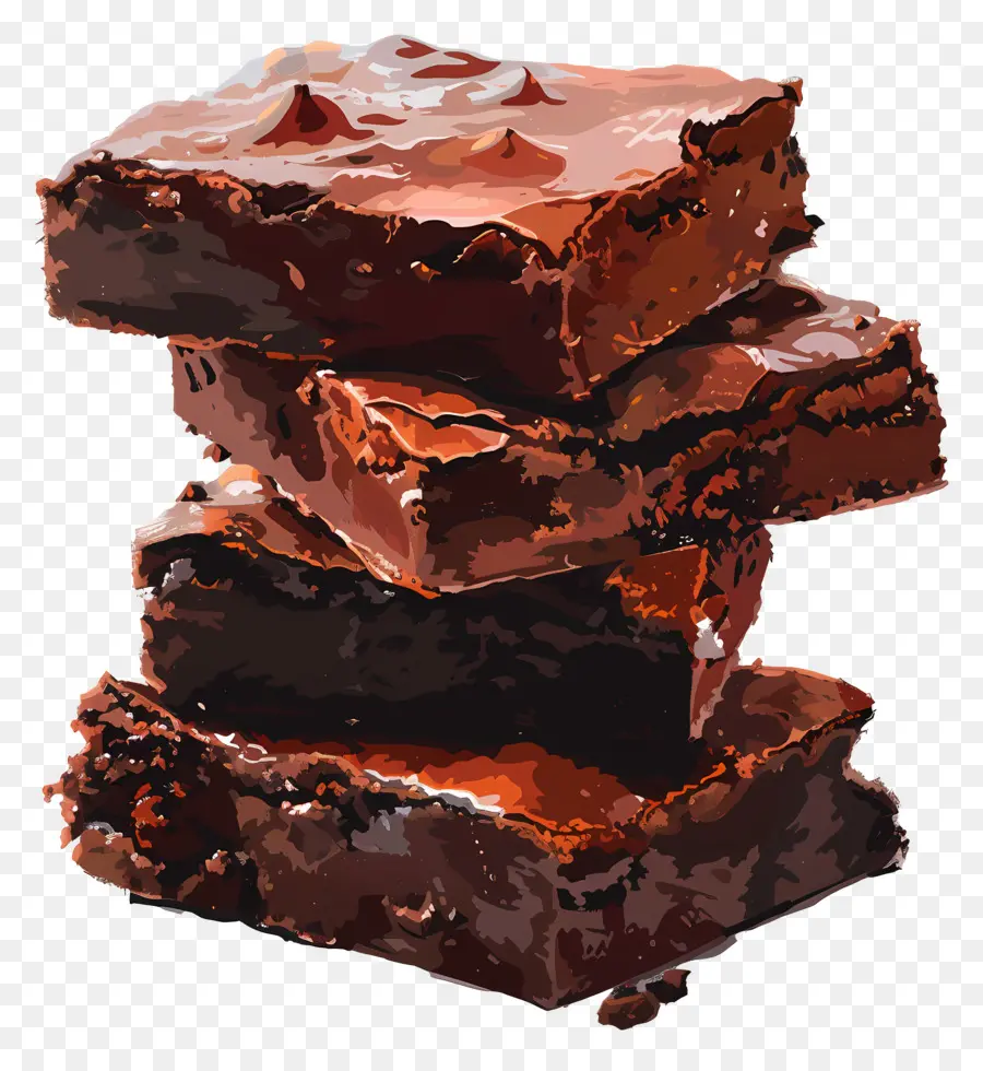 Brownies，Chocolat PNG