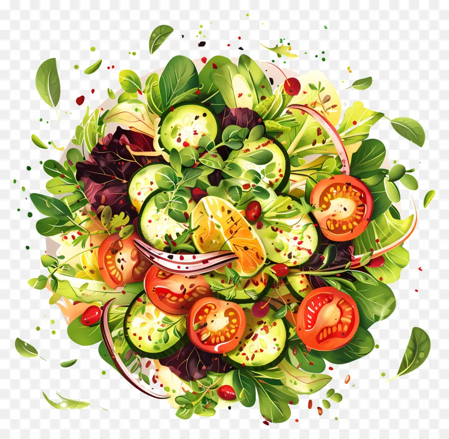 Salade D'été，Salade PNG