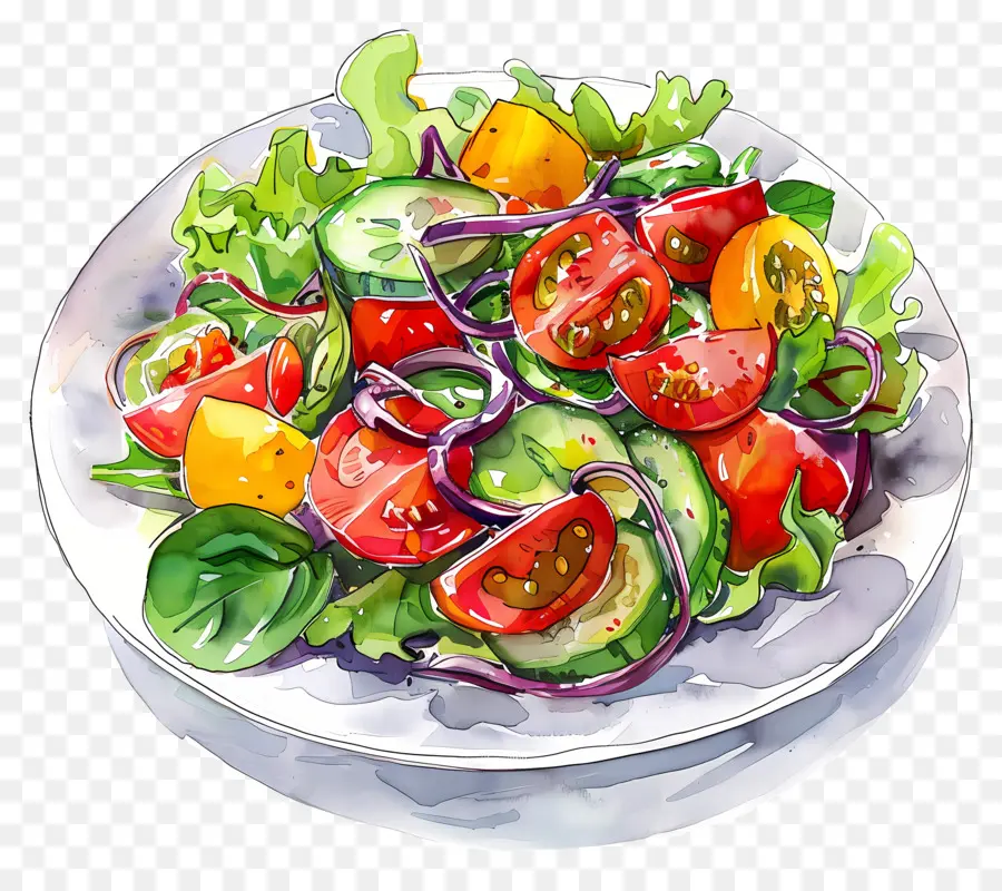 Salade D'été，Salade Mixte PNG