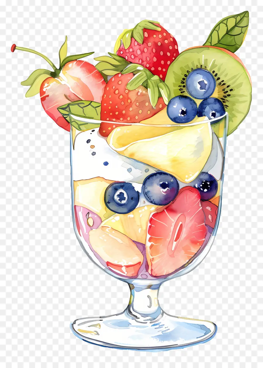 Parfait Aux Fruits，Parfaits Aux Fruits PNG