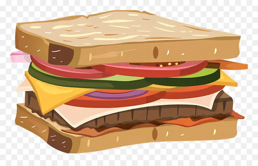 Sandwich，Pain PNG