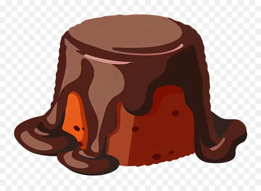 Gâteau De Lave，Gâteau Au Chocolat PNG