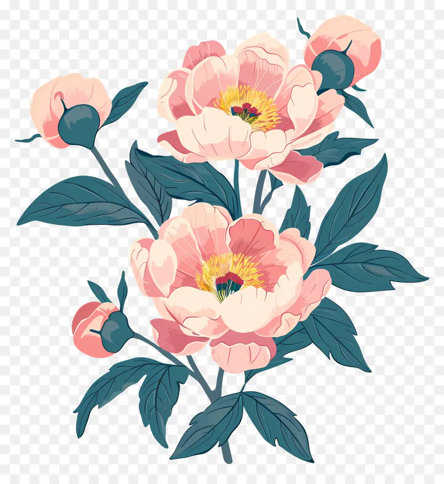 Pivoine，Fleurs PNG