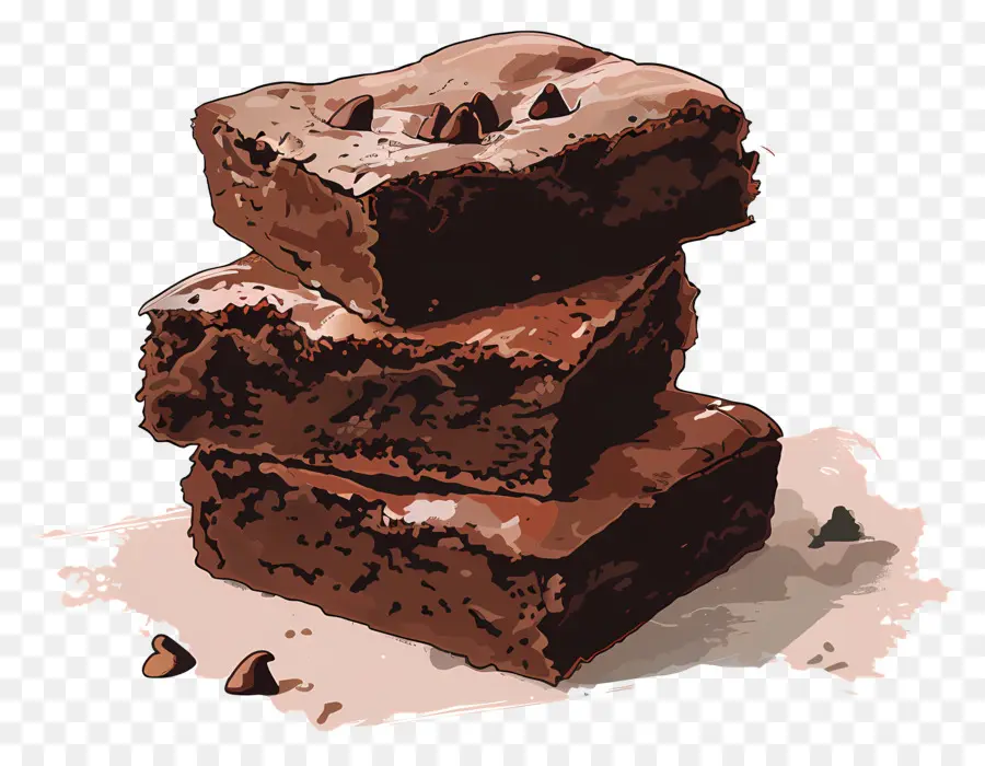 Brownies，Chocolat PNG