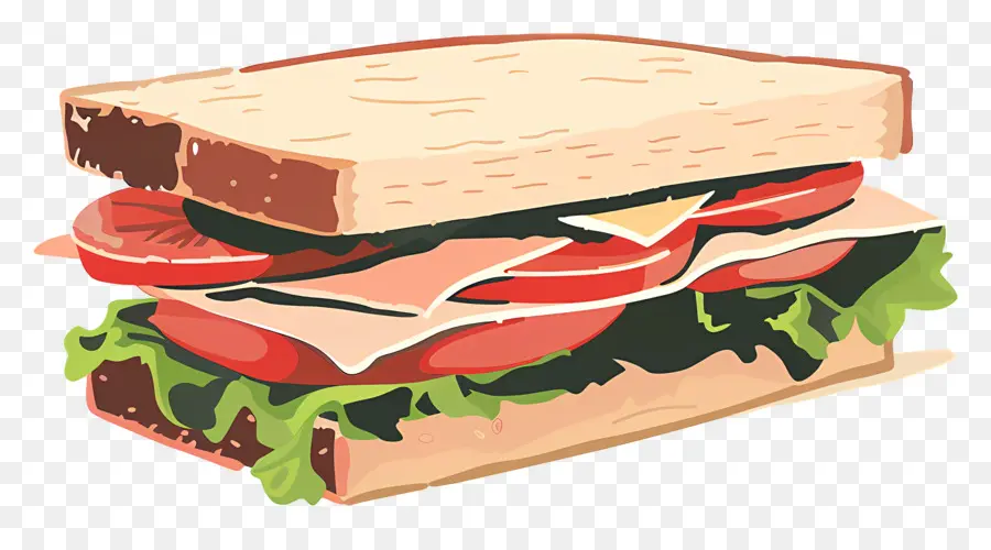 Sandwich，Sandwich à La Dinde PNG