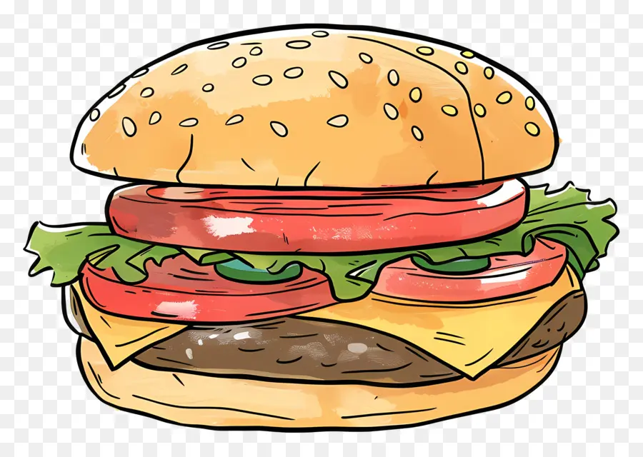 Hamburger，Sandwich PNG