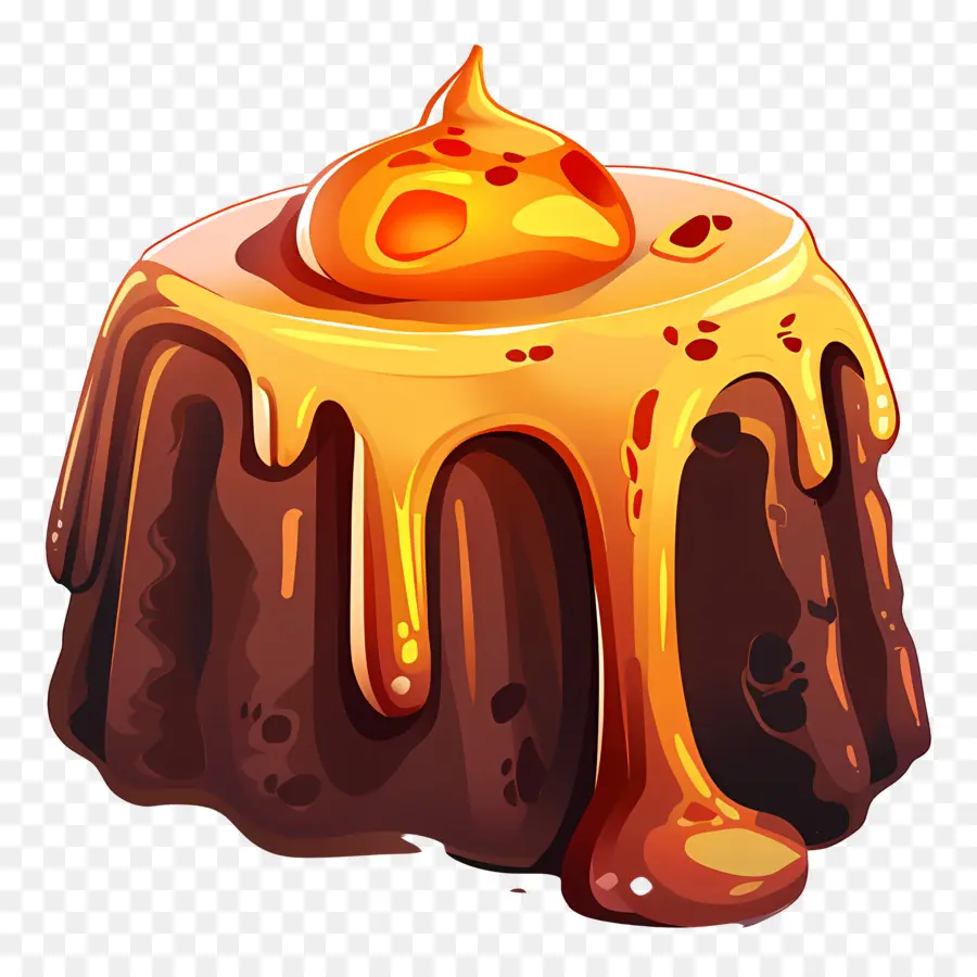 Gâteau De Lave，Gâteau De Lave Au Chocolat PNG