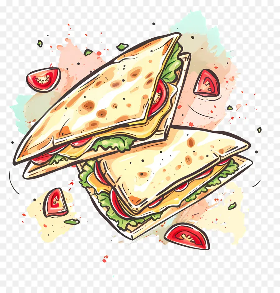 Quesadilla，Sandwichs PNG