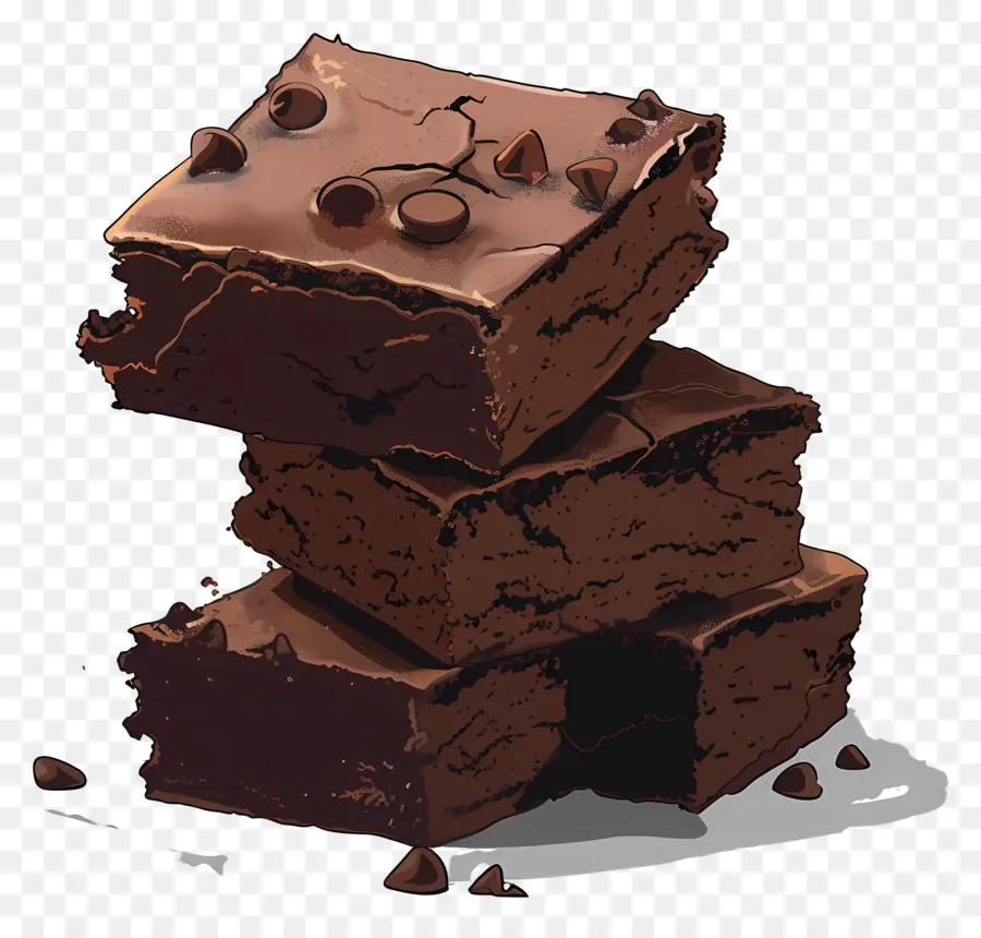 Brownies，Chocolat PNG