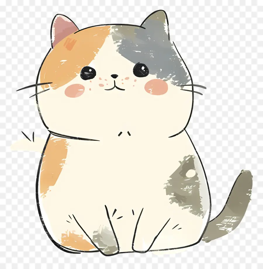 Doodle Chat，Chaton PNG