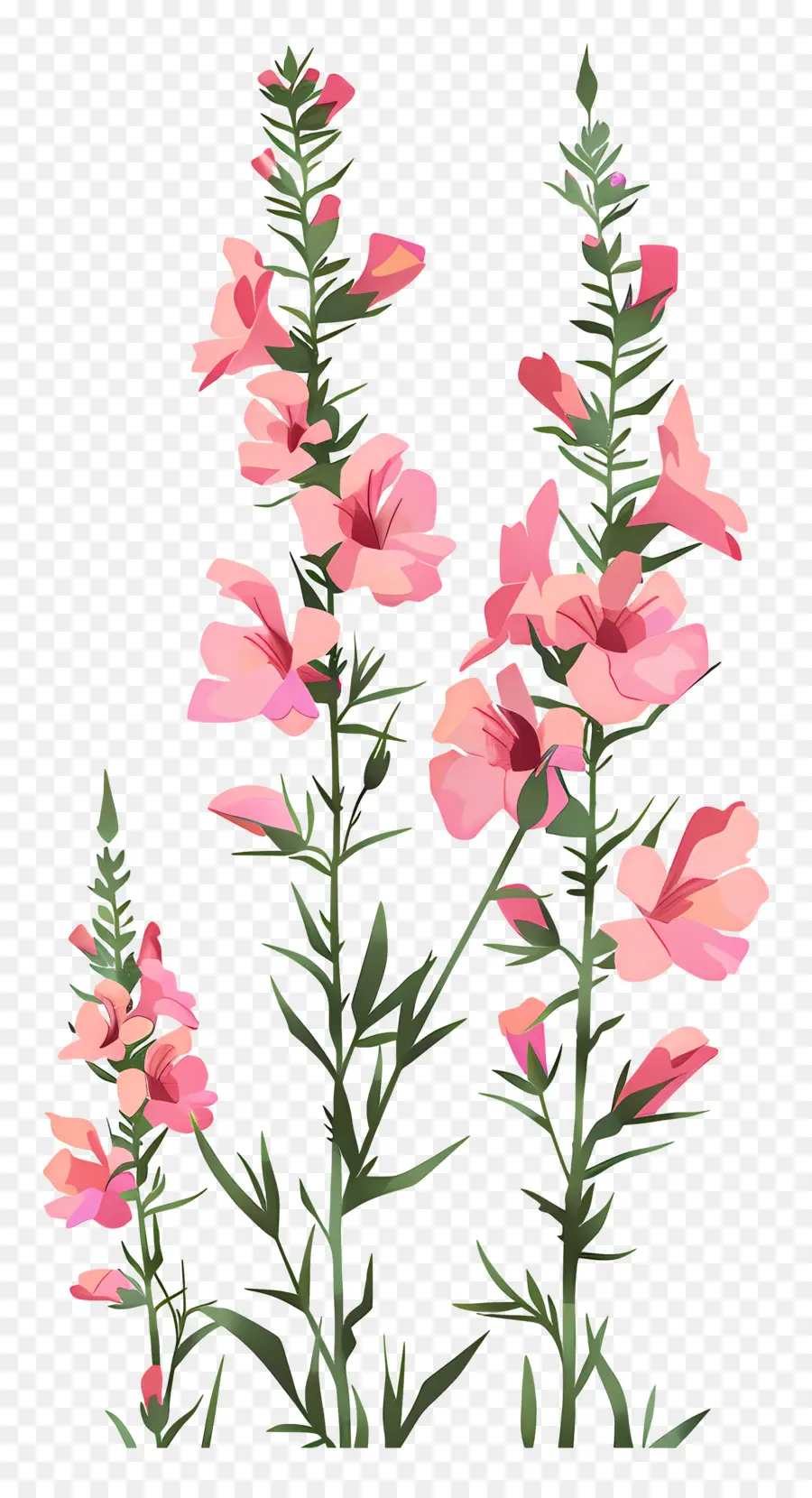 Mufliers，Fleurs Roses PNG