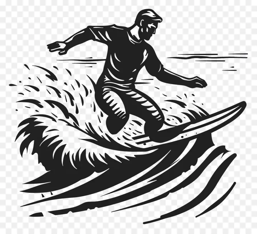 L'été，Surf PNG