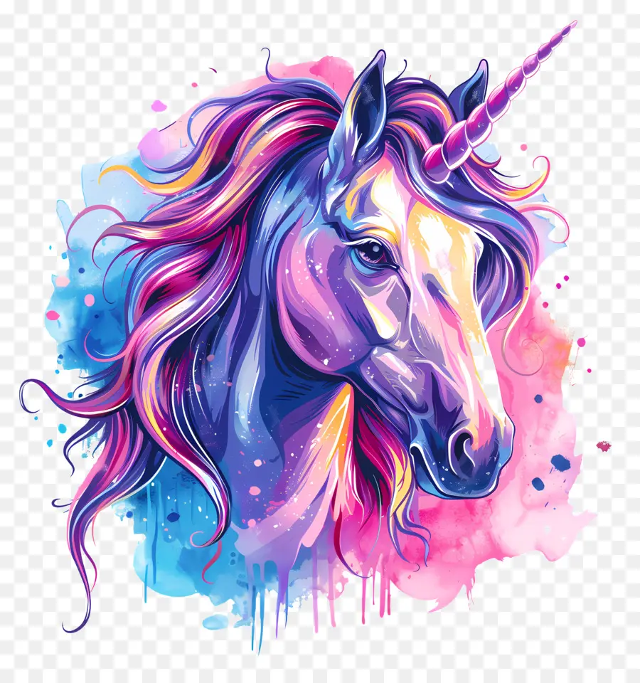 Licorne，Arc En Ciel PNG