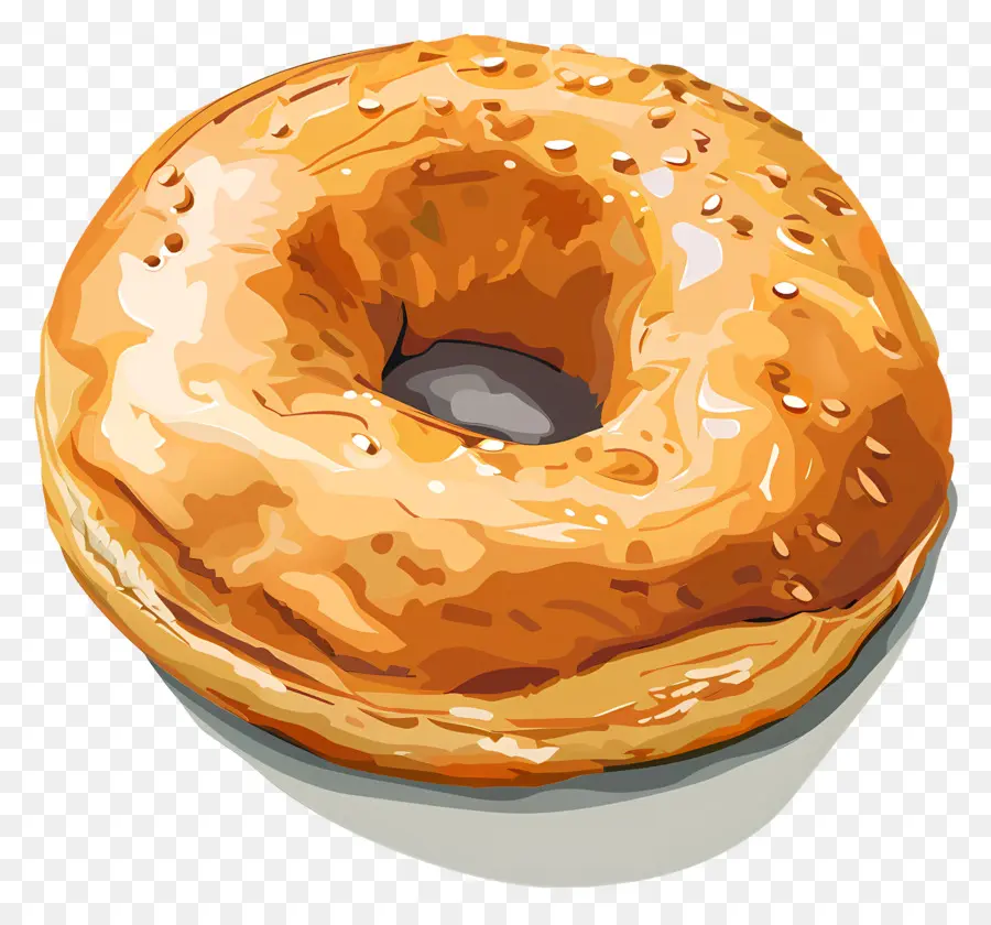 Bagel，Beignet Glacé PNG