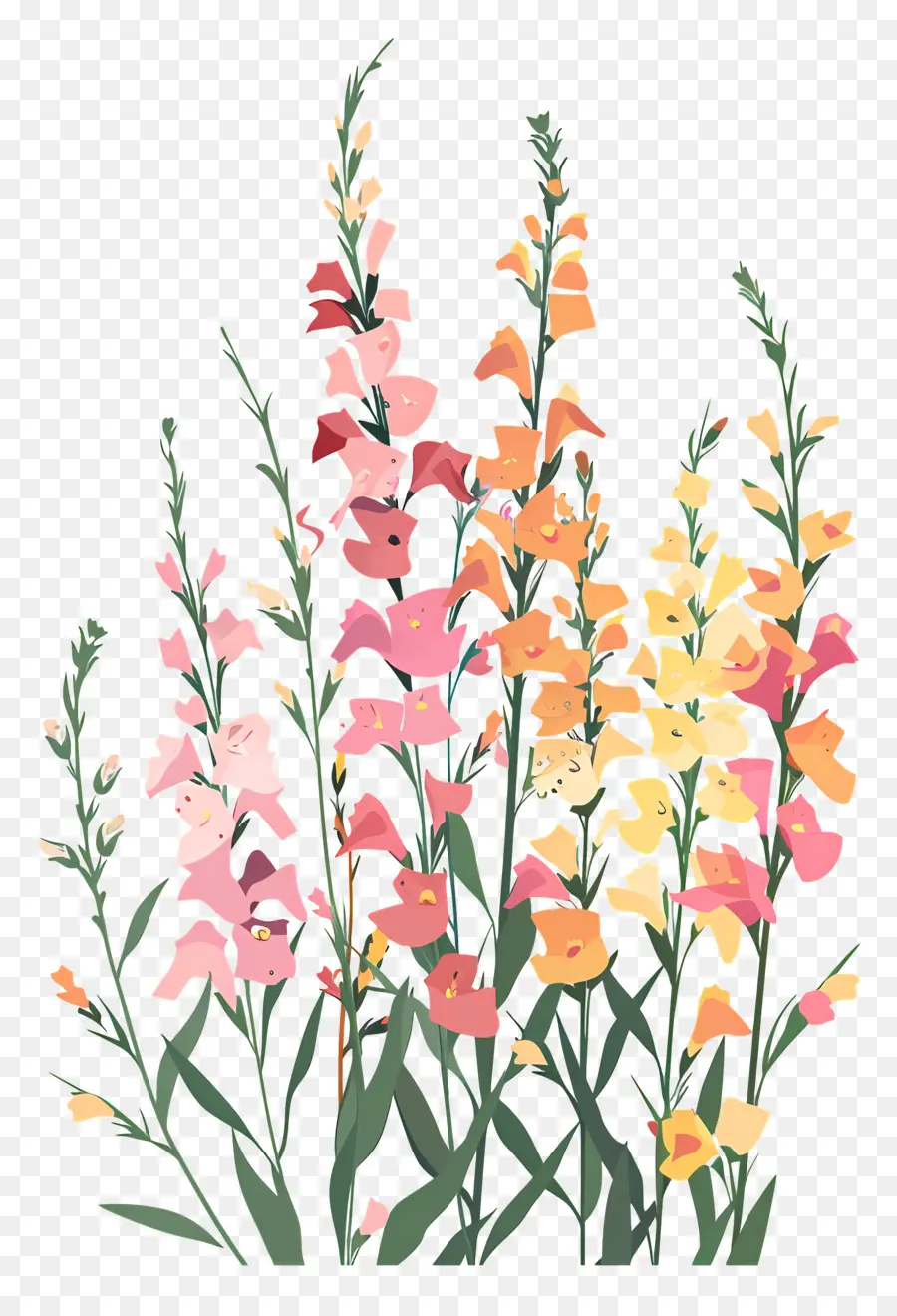 Mufliers，Fleurs Sauvages PNG