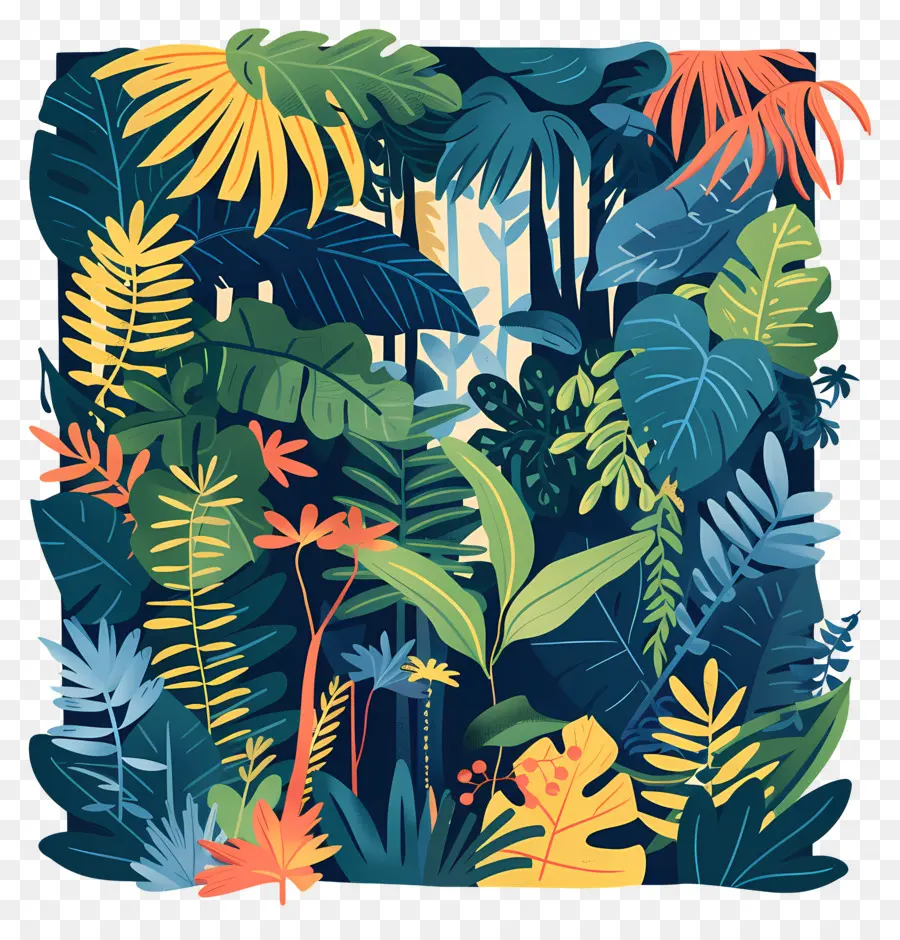 Jungle，La Forêt Tropicale PNG