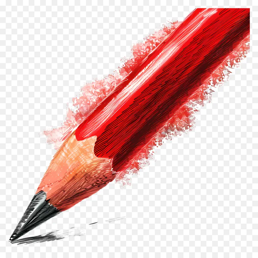 Crayon Rouge，Dessin PNG