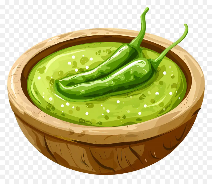 Sauce Au Piment Vert，Sauce Verte PNG