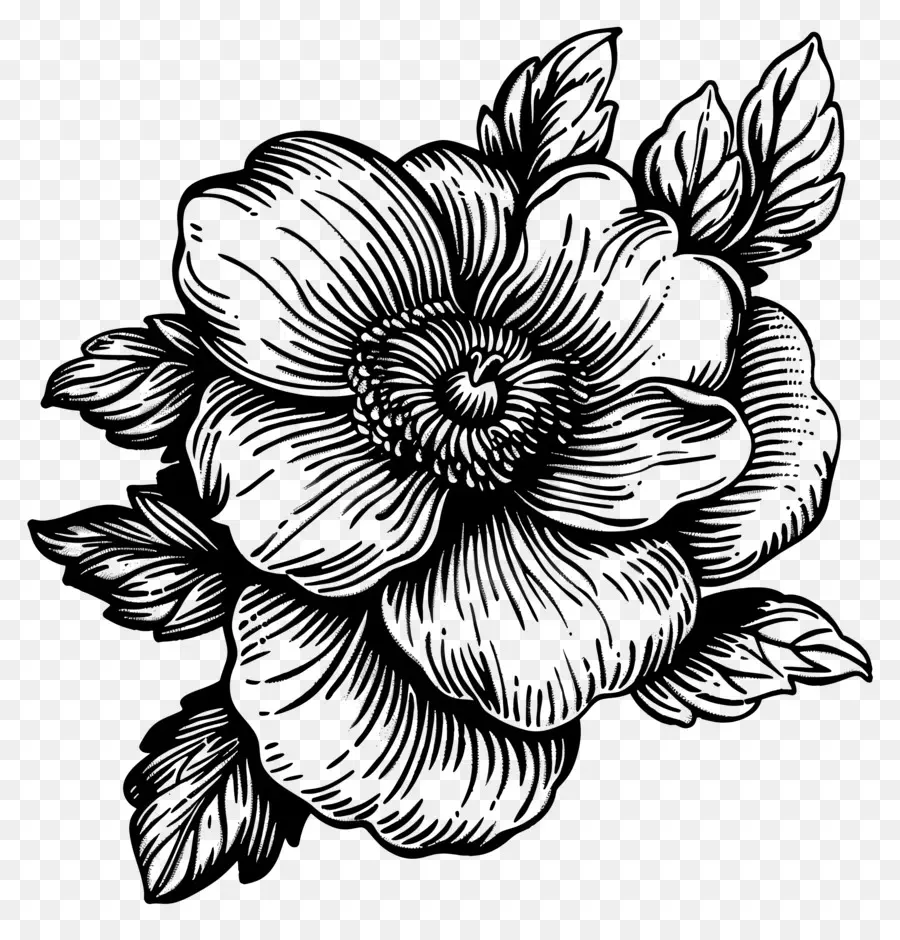 Fleur，Noir Fleur PNG