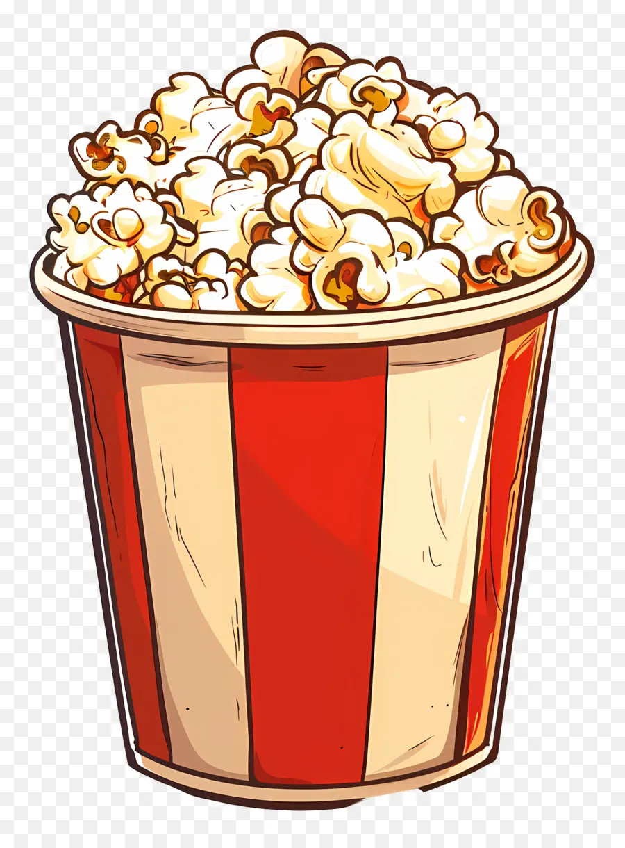 Popcorn，Seau PNG