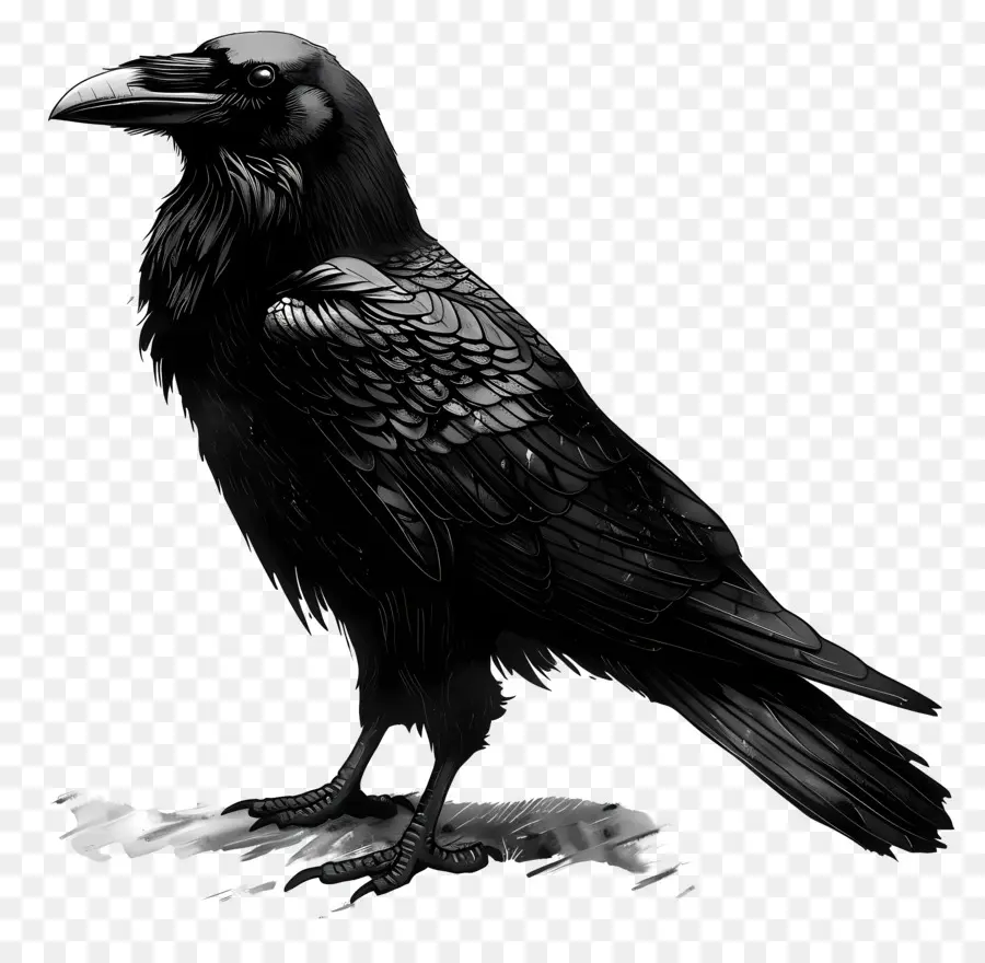 Corbeau，Corbeau Noir PNG