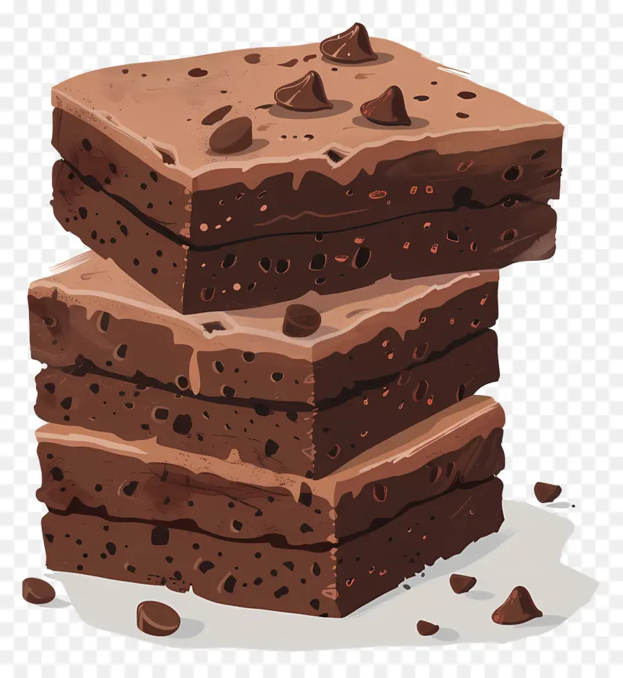 Brownies，Chocolat PNG