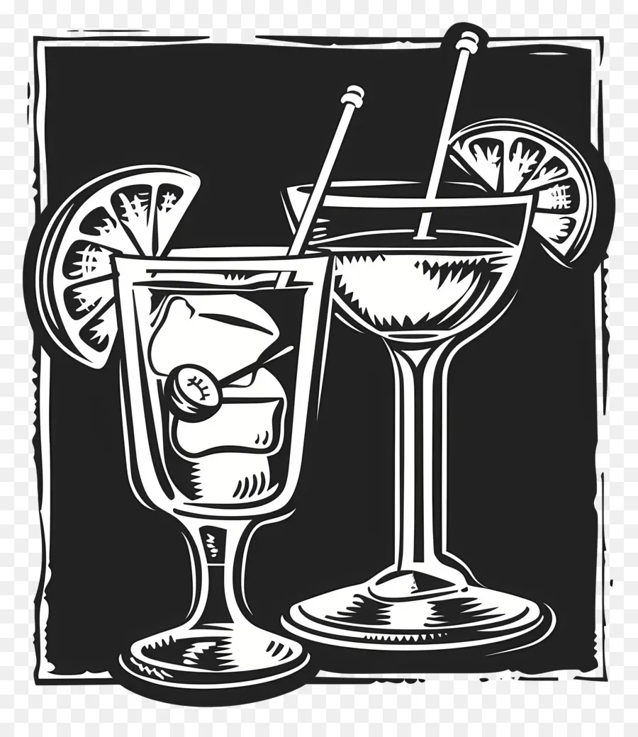 L'été，Cocktails PNG