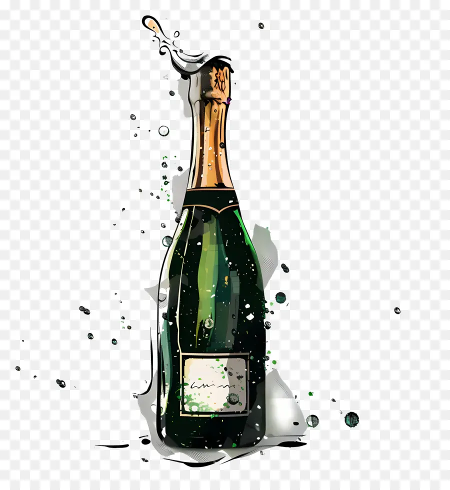 Champagne，Bulles PNG