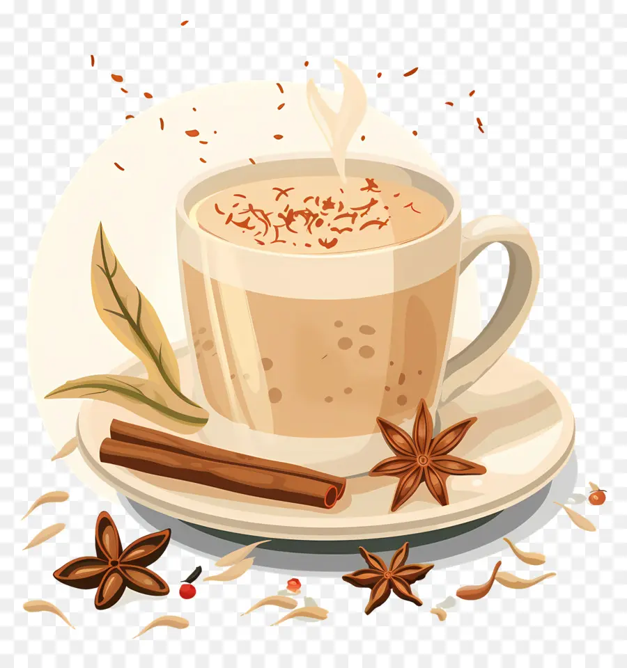 Masala Chai，Le Thé Chai PNG