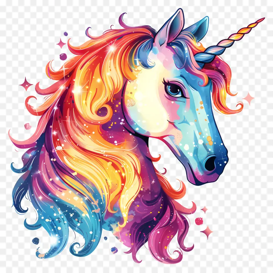 Licorne，Arc En Ciel PNG