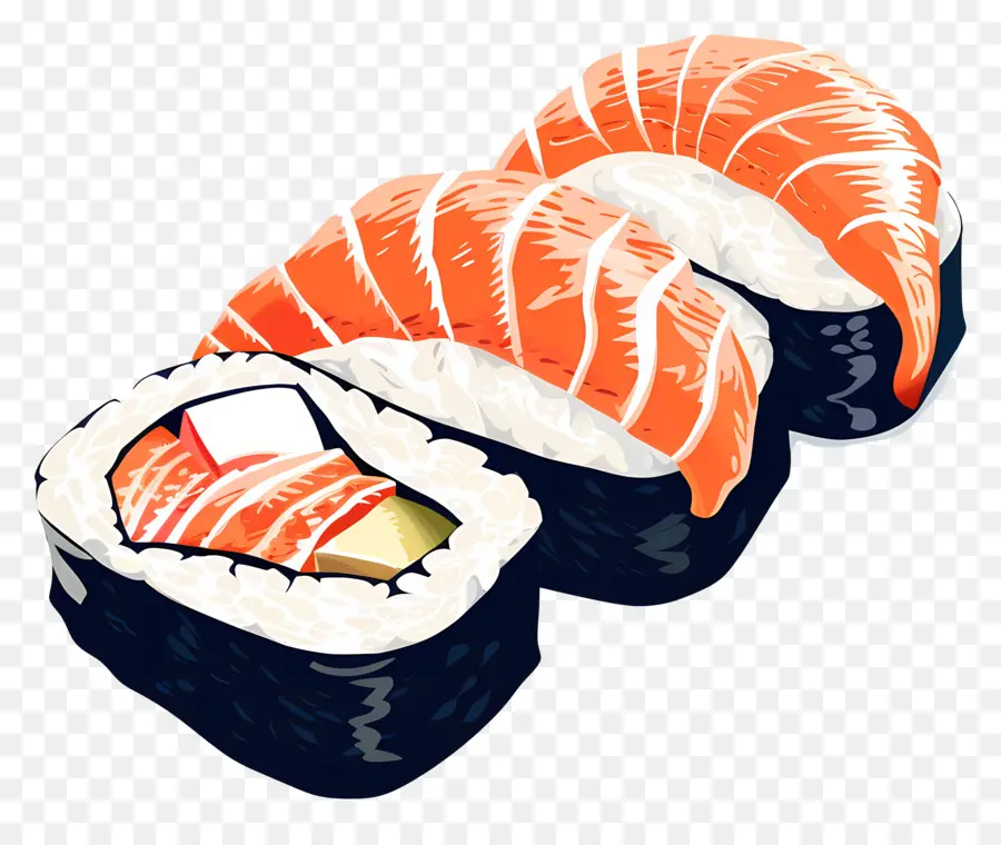 Sushis，Rouleaux De Sushi PNG