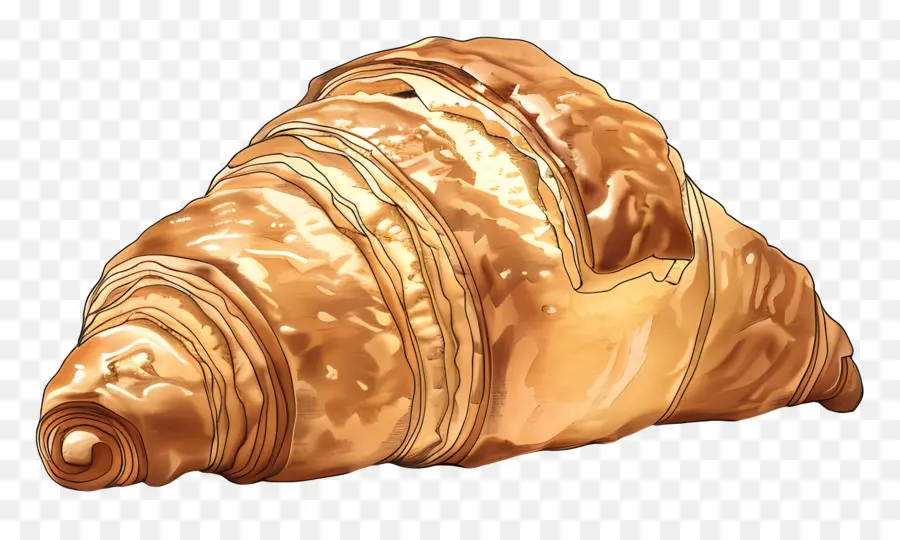 Croissant，Pâtisserie PNG