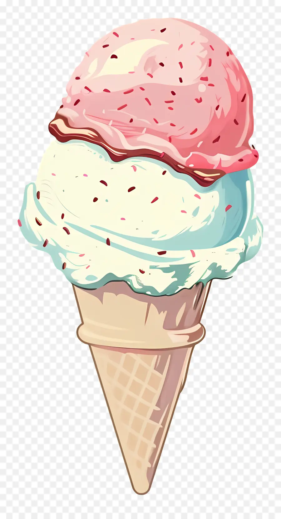 Glace，Cornet De Crème Glacée PNG