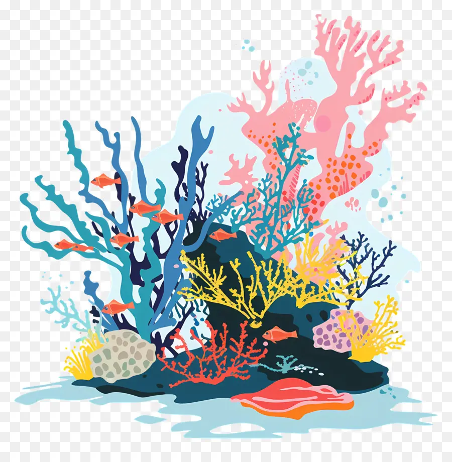 Les Récifs Coralliens，Le Récif De Corail PNG