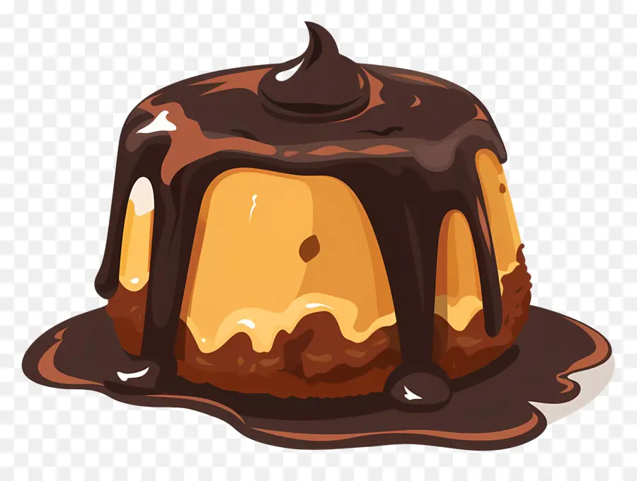 Gâteau De Lave，Gâteau Au Chocolat PNG