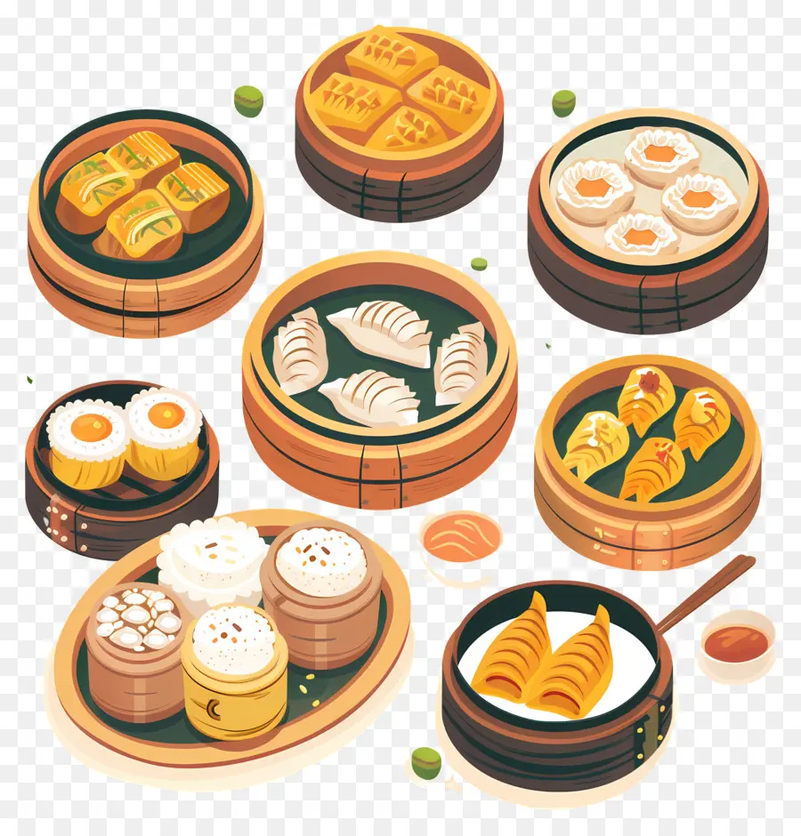 Dim Sum，Chinois PNG