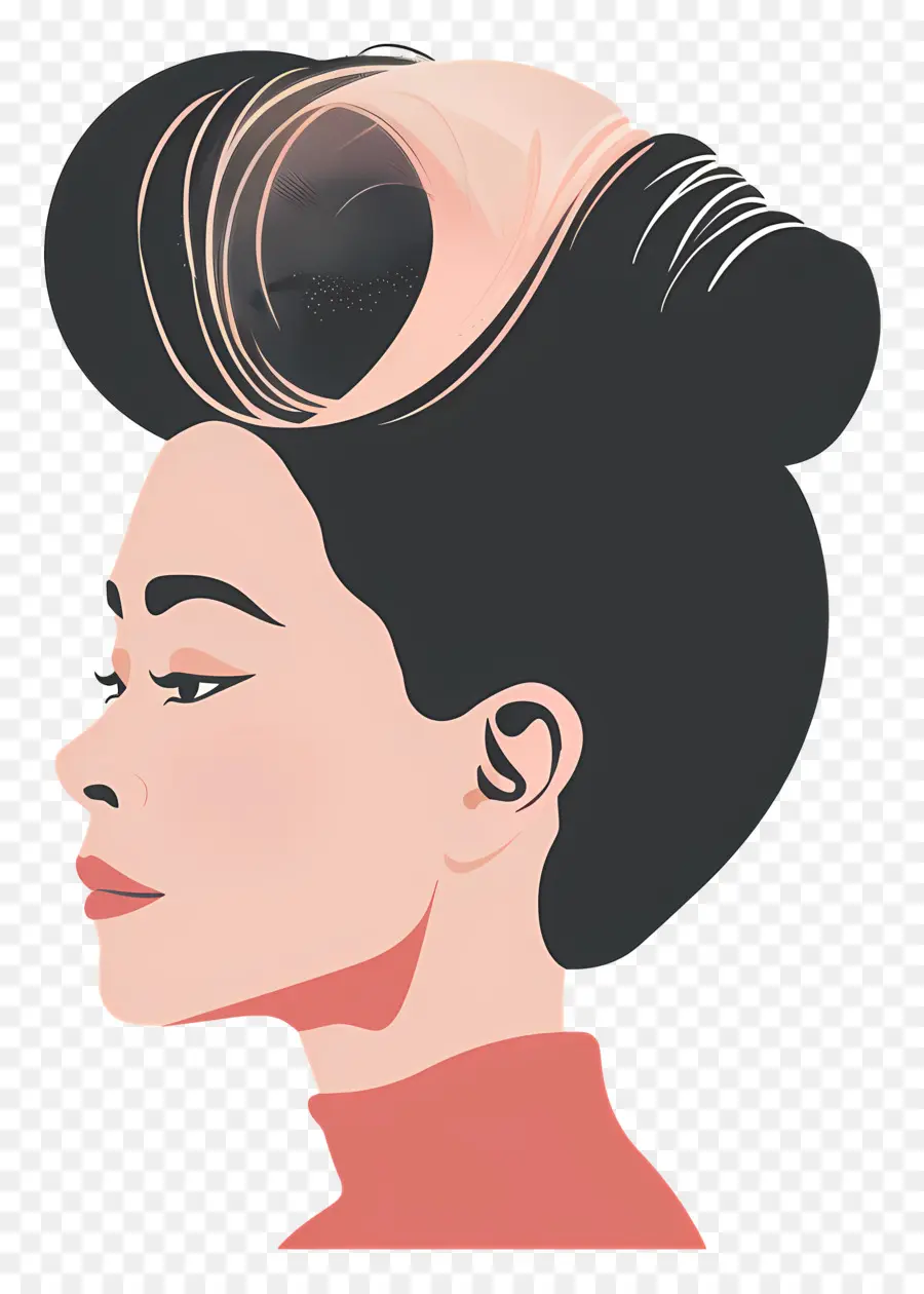 Femme，Coiffure Afro PNG