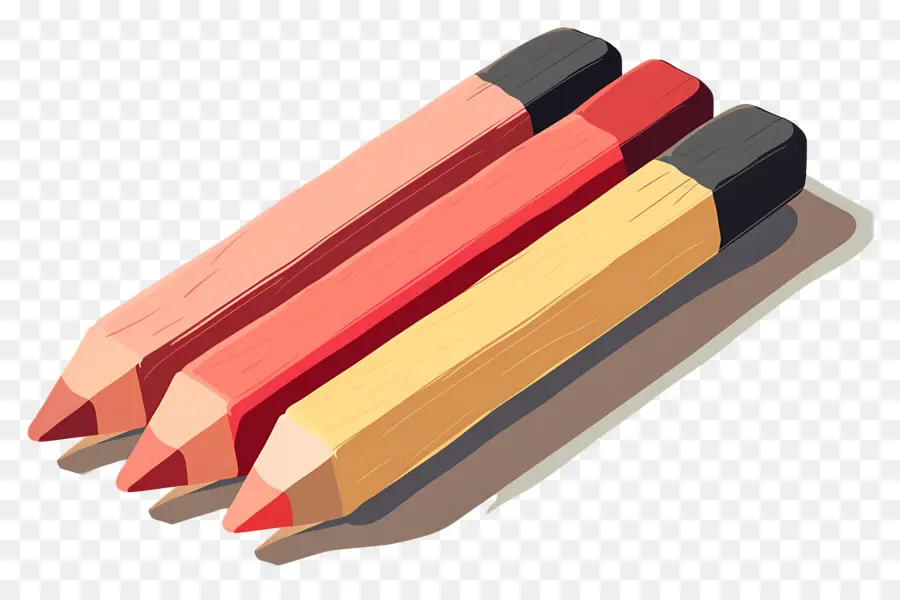 Crayons，Crayons De Couleur PNG