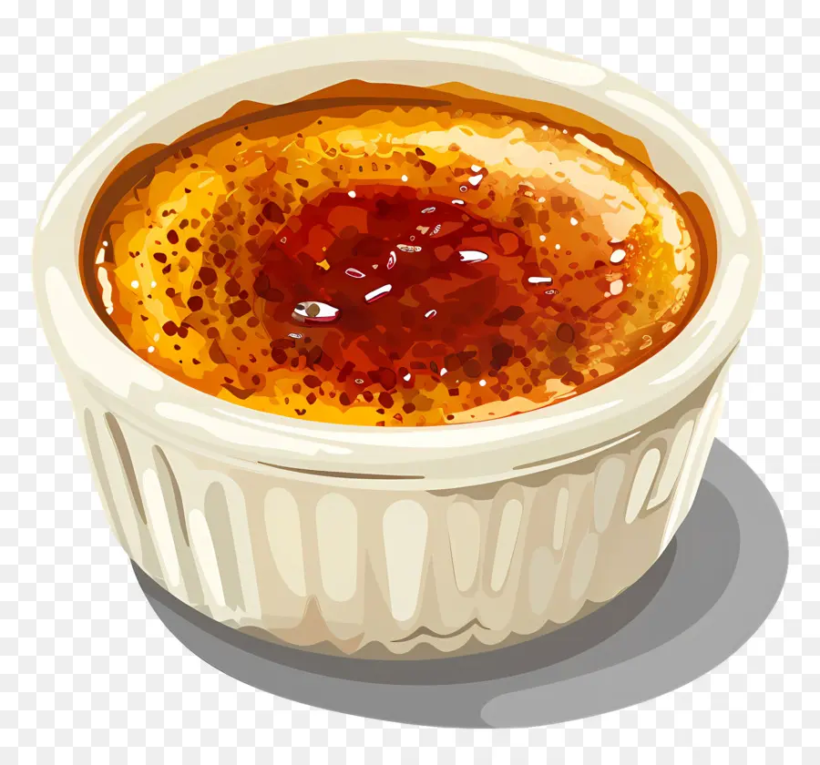 Crème Brûlée，Sauce Roux PNG