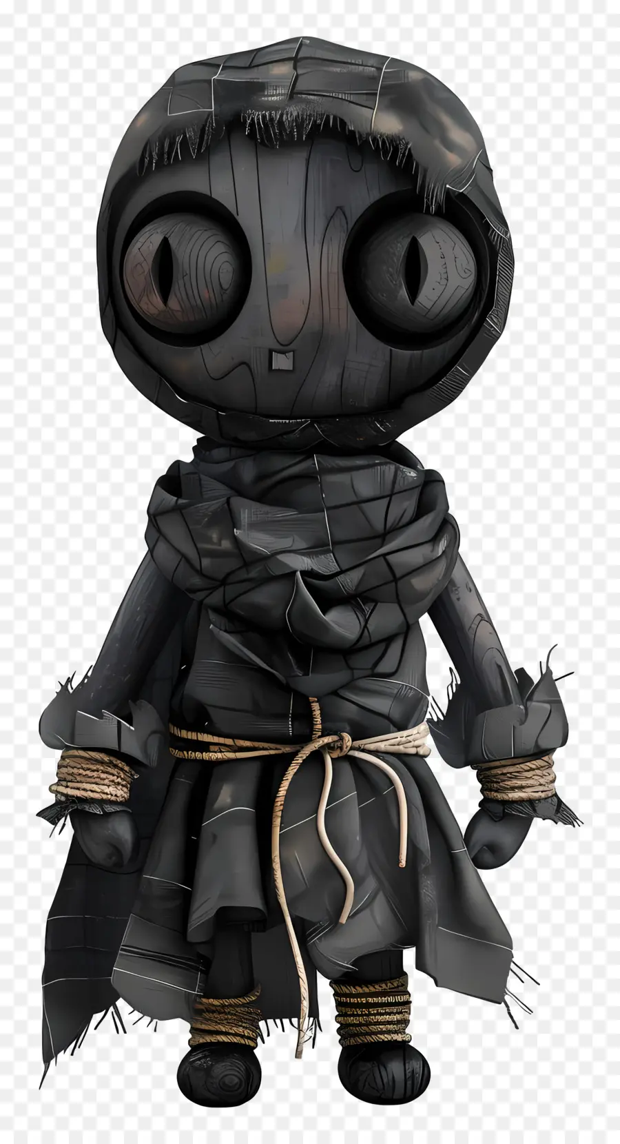 Poupée Vaudou，Figurine Noire PNG