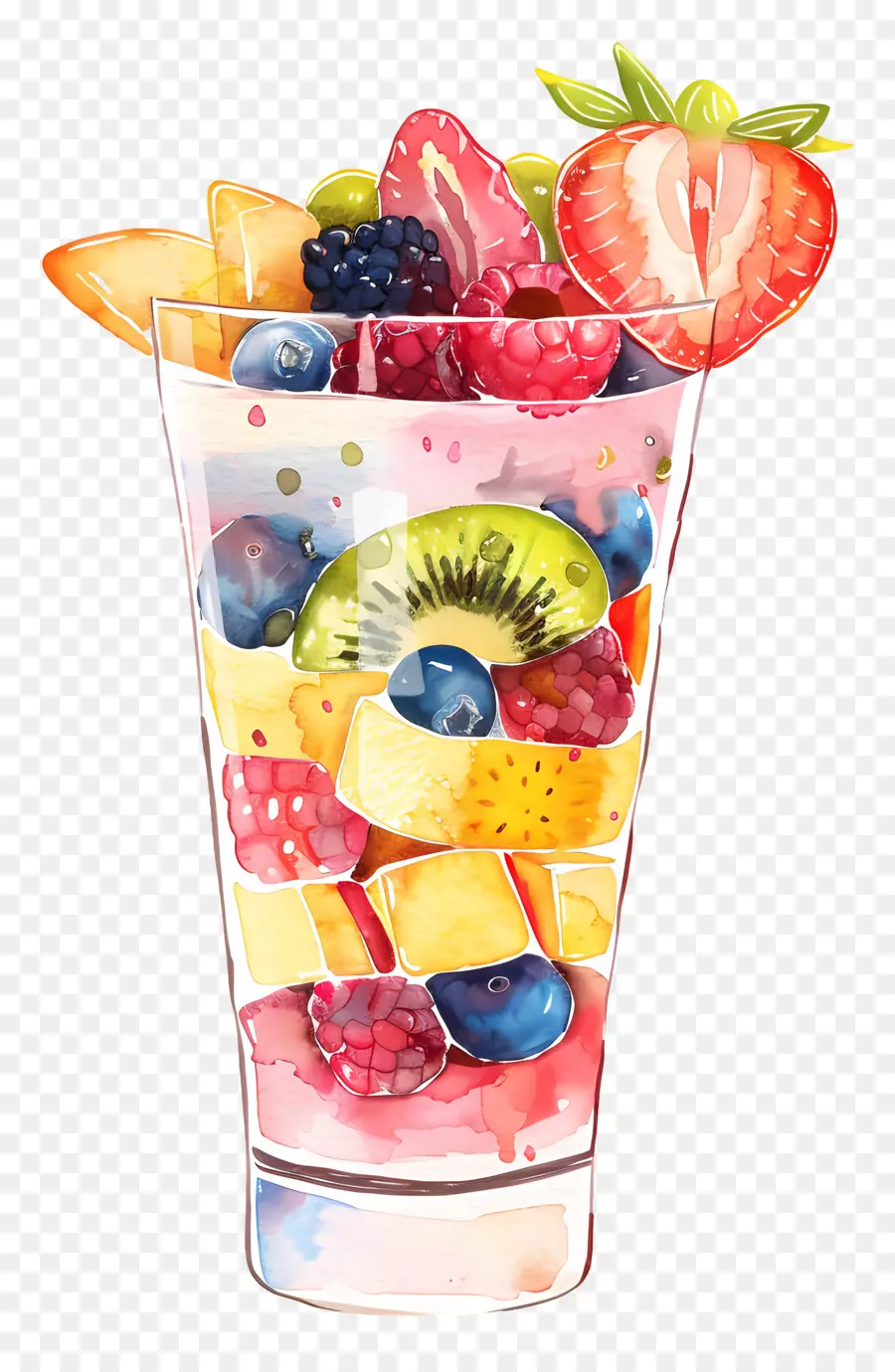 Fruit Parfait，Fruit D'illustration PNG