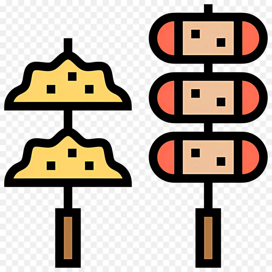 Cuisine De Rue，Brochettes PNG